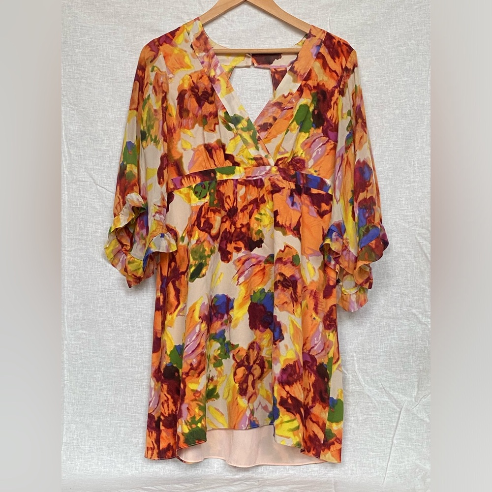 Vibrant silk Maeve dress!